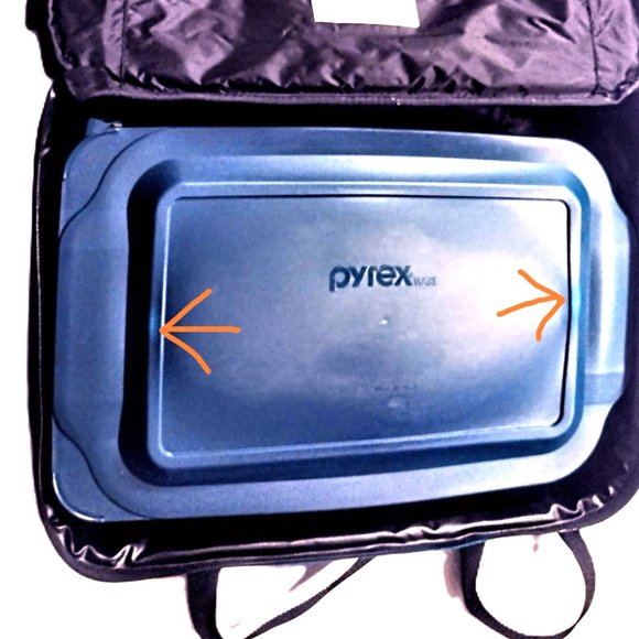 PYREX "Portables" 3 Qt (13x9) Casserole w/Lid & Insulated Carrier Excellent VTG! - Picture 14 of 14